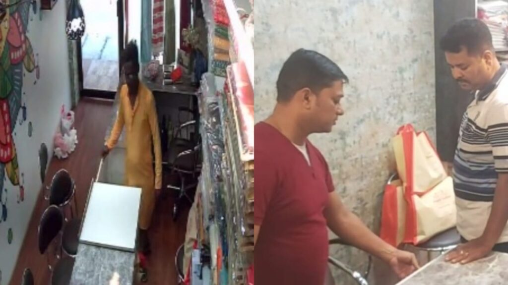 শিলিগুড়িতে কাপড়ের দোকানে চুরির ঘটনা! সিসিটিভি’তে ধরা পড়লো চোরের ছবি