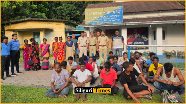 শিকারপুর হাটে পুলিশের অভিযান, বেআইনিভাবে দেশি মদ বিক্রি ও মদ্যপানের অভিযোগে আটক ২৮
