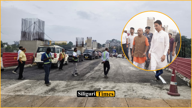 কমবে যানজট, খুলে দেওয়া হল শিলিগুড়ির দার্জিলিং মোড়ে নবনির্মিত রেলওয়ে ওভারব্রিজের একটি অংশ