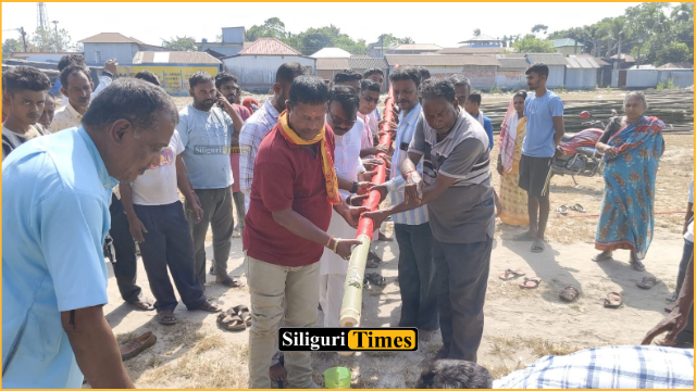 খুঁটিপুজোর মধ্য দিয়ে শুরু রাসমেলা এবং উত্তরবঙ্গ লোকসংস্কৃতি ও বাউল উৎসবের প্রস্তুতি শুরু গজলডোবায়