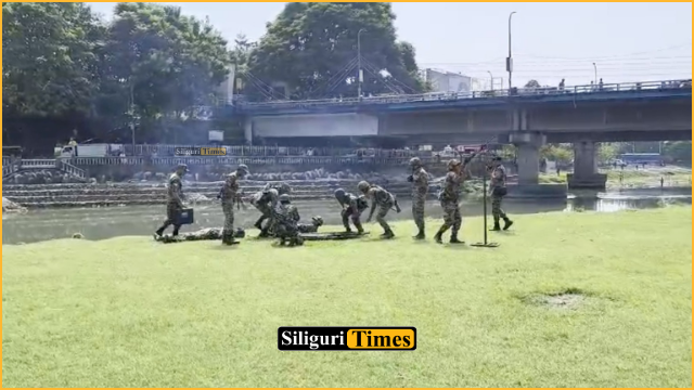 দূর্গাপুজোর আগে শিলিগুড়িতে অনুষ্ঠিত হল মক ড্রিল