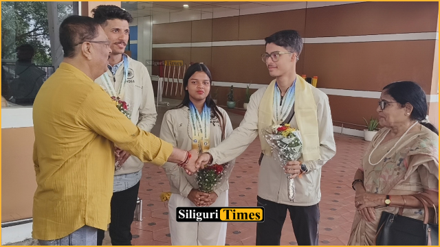 মালয়েশিয়ায় এশিয়া পেসিফিক ডাফ মাল্টি স্পোর্টস চ্যাম্পিয়নশিপ প্রতিযোগিতায় পদকজয়ী তিন খেলোয়াড়কে সংবর্ধনা