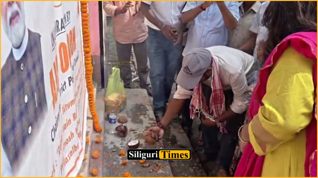 পুজোয় ঢেলে সাজছে নকশালবাড়ি, একযোগে গুরত্বপূর্ণ ৩টি রাস্তার শিল্যানাস হল